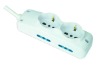 POWER STRIP 2P.Universal+ 4P. Biv.- Italian universal