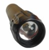 LED Flashlight Can zoom flash light with lens High brightness