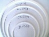 PTFE white backup ring