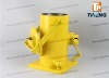 portable concrete test cylinder mould with lid