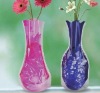 2012 fashion plastic flexible eco-friendly flower vase