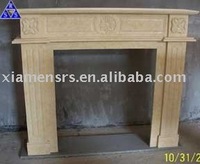 Beige Fireplace