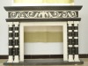 White Marble fireplace (Mix color)