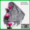 Sequins embroidery scarf dribbling