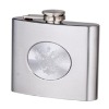 Vehicle logo hip flask