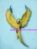 Polyresin/resin/polystone blue macaw wall plaque