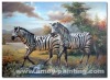 Animal oil Painting-Zebra