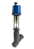 Electrically operated Y draining valve