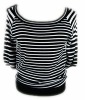 LADIES STRIPE  PULLOVER