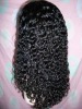 Lace front wig/18",#1B,water wave/accept paypal