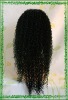 Front lace wig/French lace/Curly/16"/100% Indian Remy Hair