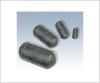 Low chromium alloyed capsule balls