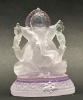 transparent polyresin craft,lord ganesh god statue,religious statue