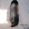 human hair lace wig yaki straight