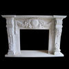 Indoor Decoration Natural Stone Fireplace