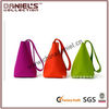 Fashion cheap simple ladies felt shoulder bag