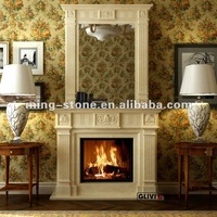 Elegant Design Granite&Marble Fireplace