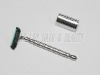 Adjustable double edge safety razor