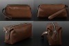 fashion & hotest !! leather cosmetic bag with embossing