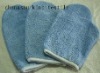 Microfiber cleaning gloves