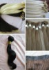 100% human hair weaves