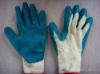 knitted latex coated gloves