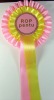 Newest Promotional Award Ribbon Rosette Badge