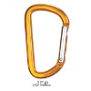 Strong climbing carabiner