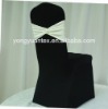 wedding spandex chair band with diamond buckle/spandex chair cover sash/lycra chair bow