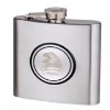 Vehicle logo hip flask