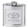 Vehicle logo hip flask