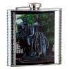 Duplex steel hip flasks with printed pictures