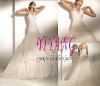 2010 Best Selling V-neck Wedding Gown(HS026)