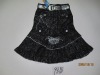 children jean skirt