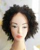 Human hair wig wig/#1B,10"/accept paypal