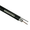 R11 WITH Messenger Coaxial cable 1.63mm BC /7.11 mm Foamed PE /Bonded Al/Pet /128*0.16AL95%/JELLY/10.30