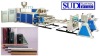 Flat roller plastic sheet production line