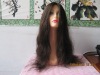 jewish wig silk top wig   hidden knots