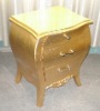 Gold engraving nightstand