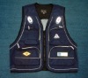 marine inflatable lift jacket with reflective tape