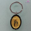 oval gold plated amazing religious son of God keychain