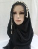 2012 New stylish black scarf sc-006