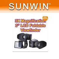 NEW products 1 pcs 3X Magnify 3" LCD Viewfinder for Canon 5D mark II Nikon#2