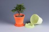 Bioplastic flower pot