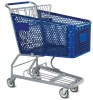 supermarket shopping trolley, plastic trolley