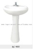 bathroom ceramic pedestal basin/sanitary ware