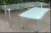 modern glass coffee table